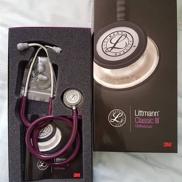 3M littmann Classic lll stethoscope ,New Box pack,03338369273 3