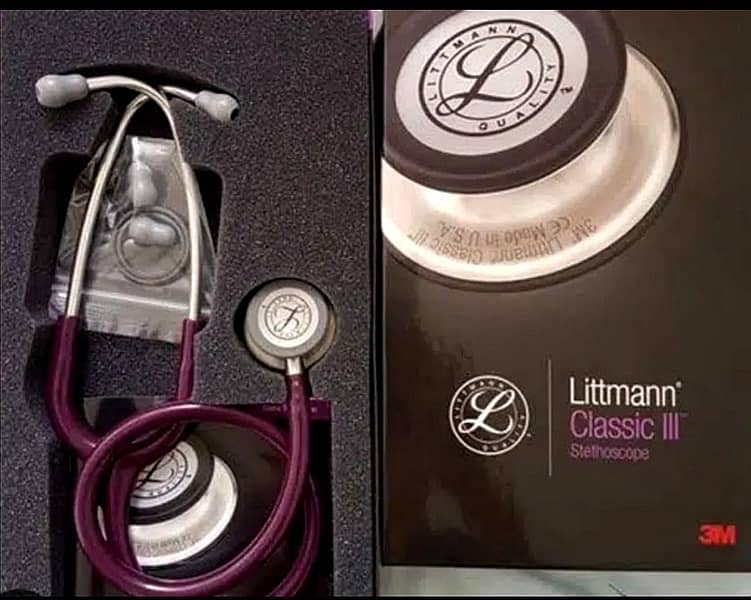 3M littmann Classic lll stethoscope ,New Box pack,03338369273 13