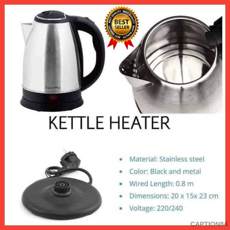 Electric Kettle Kitchen Hot Water Appliances Kettle Cash on Delivery 2