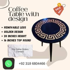 Coffee table with design,Side table,Stool, Center table