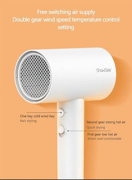 Xiaomi Showsee Hair Dryer. 3