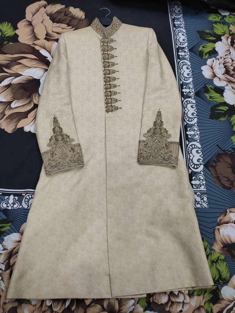 Groom sherwani fully hand work. 0