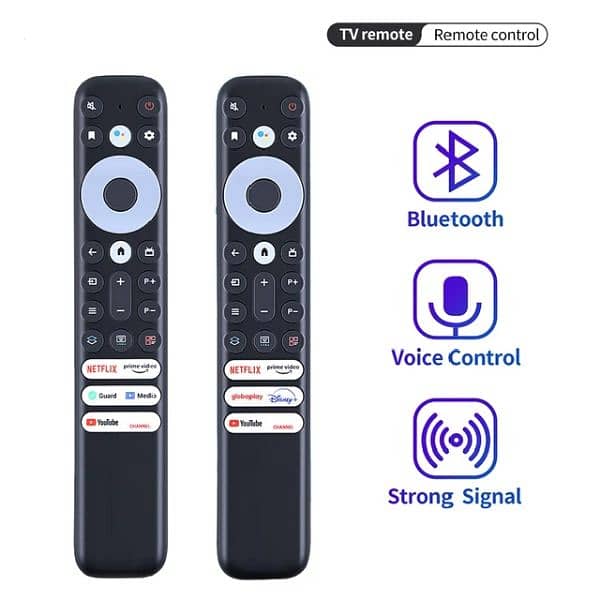 TCL Remote Control for  smart Led Lcd with Voice Mic Option 1