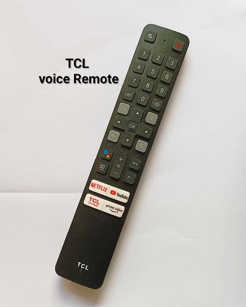 TCL Remote Control for  smart Led Lcd with Voice Mic Option 4
