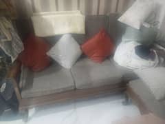 pure diar wood sofa set
