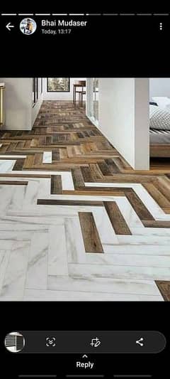 Wooden floor,vinyl tile,epoxy paint,glass paper,false ceiling,wpc