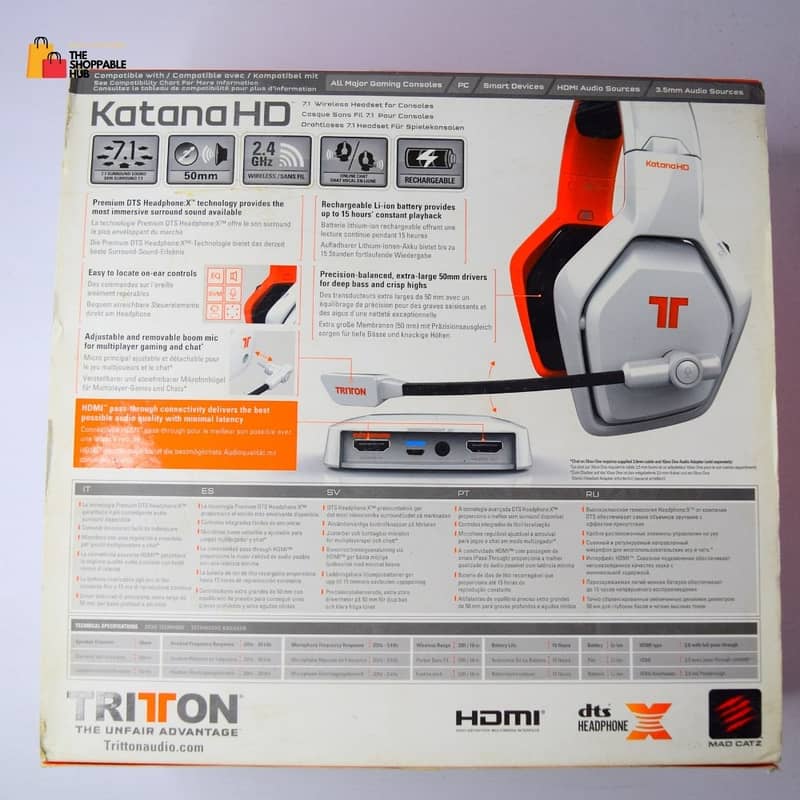 MAD CATZ TRITTON Katana HD 7.1 Wireless Gaming Headset with Mic 1