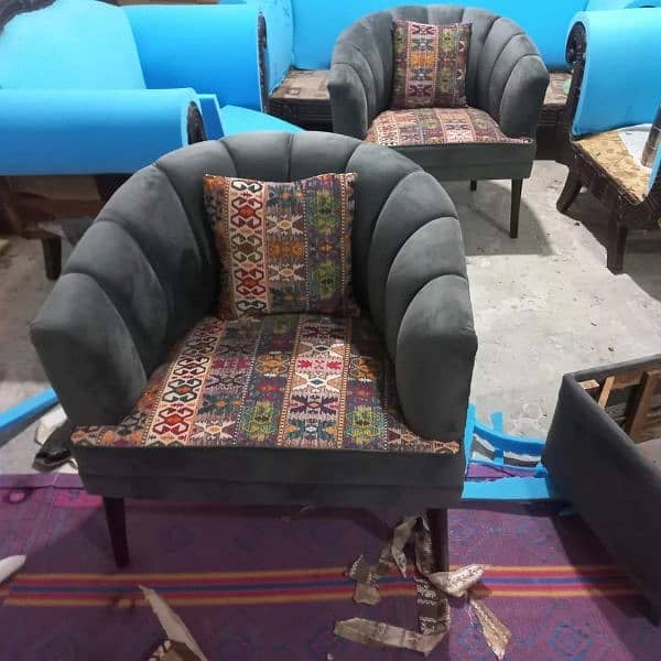 coffee chair sofa set 3