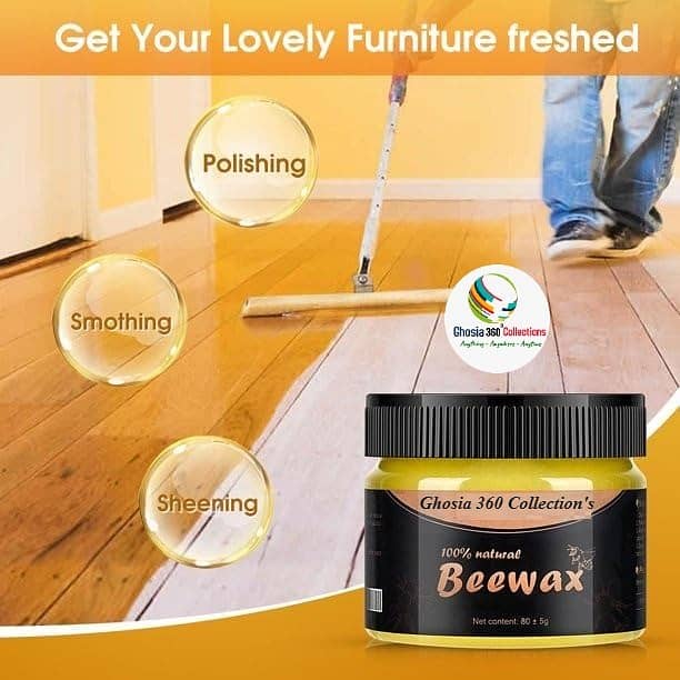 Natural Beeswax Wood Furniture Wax Polish Polishing Beeswax 100% Pure 0