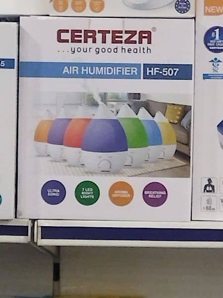 2.5 Liters - Cool Steam Humidifier ( Surahi Style ) with RGB 3