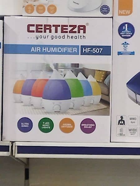 2.5 Liters - Cool Steam Humidifier ( Surahi Style ) with RGB 4