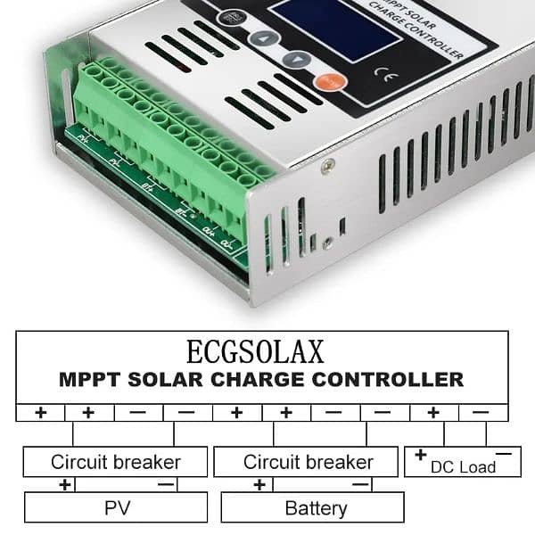 MPPT 60A 12V 24V 36V 48V Auto LCD Display Solar Charger Controll 8