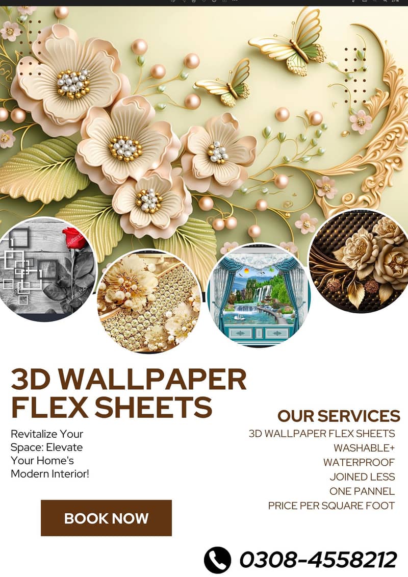3D Wallpaper / Customized Wallpaper / Canvas Sheet / Office Wallpaper 0