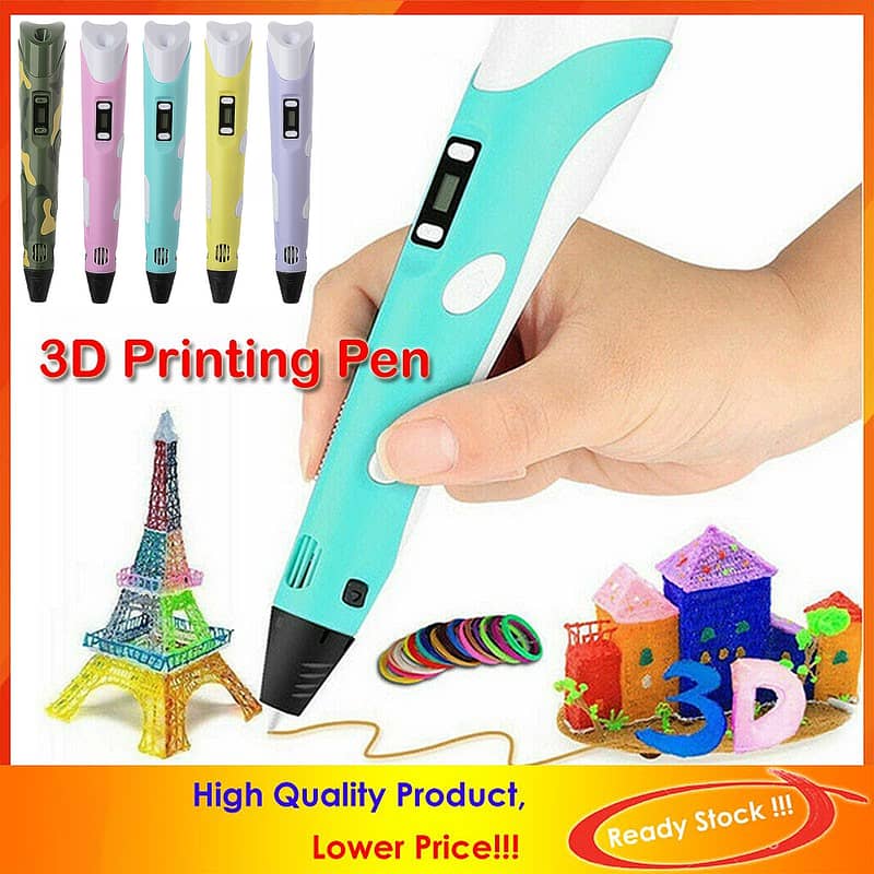 3D Pen DIY 3D Drawing Pen Kit in ALL Colors Available 0