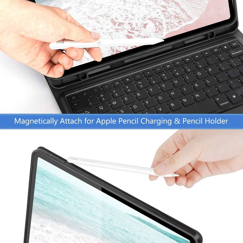 Jelly Ergo Backlit Keyboard Case with Touchpad for All iPad Pro's 19