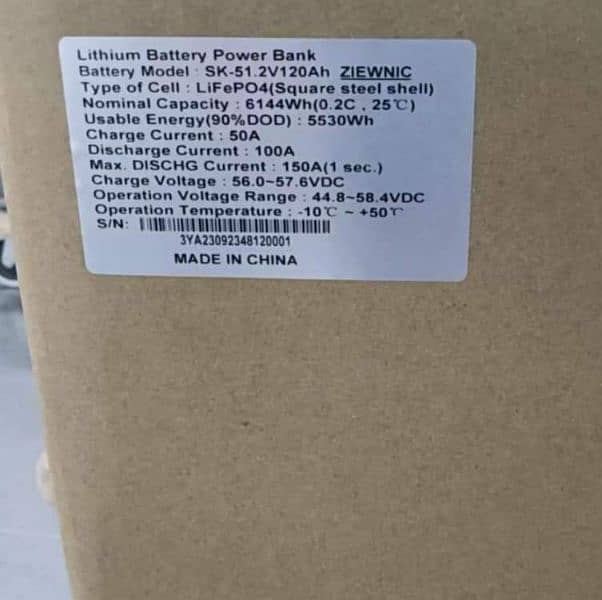 Ziewnic 120AH/48V Lithium Ion Battery 5