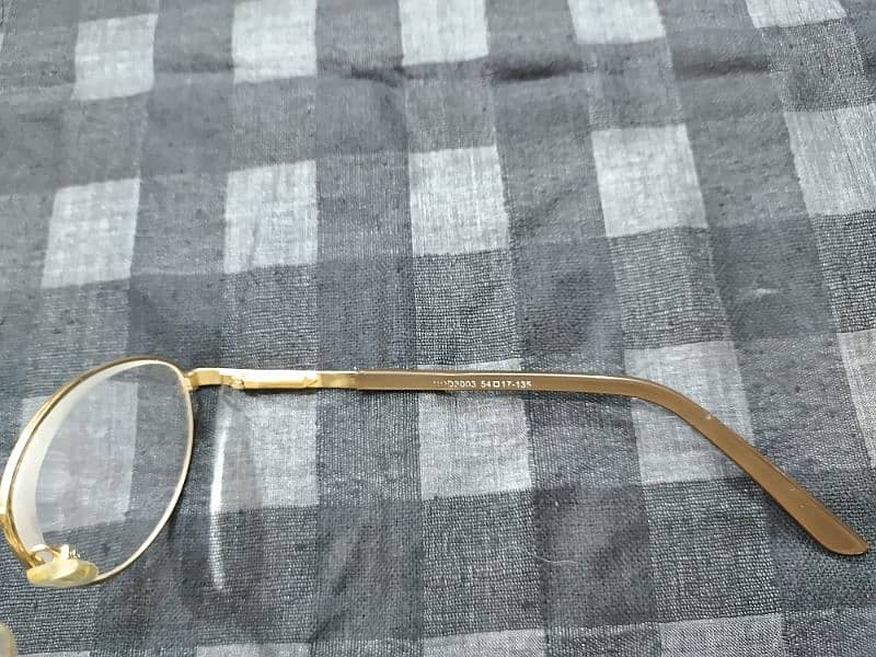 SHISEIDO Italian brand 21 carat Gold plated eyewear Eyeglass Frame 6
