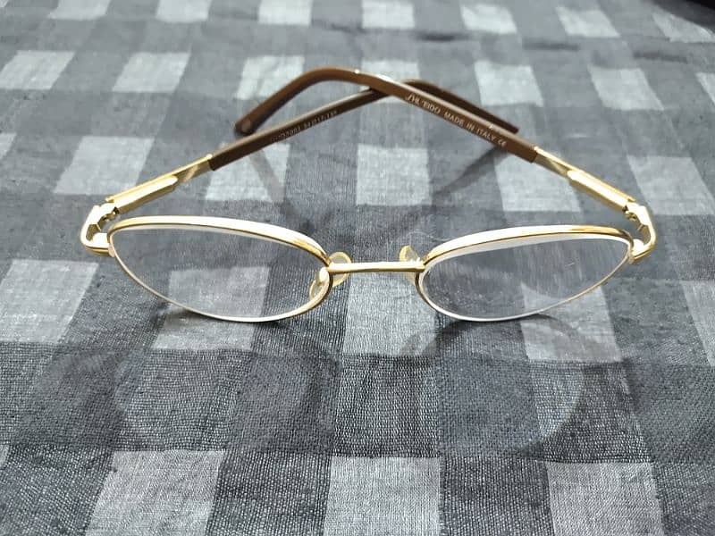 SHISEIDO Italian brand 21 carat Gold plated eyewear Eyeglass Frame 7
