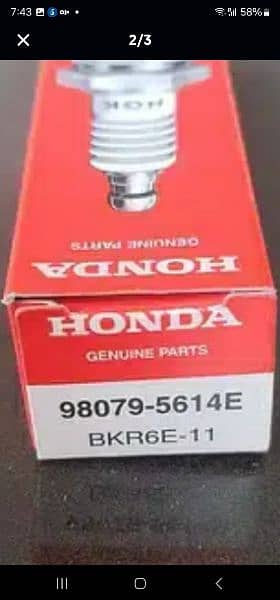Honda city genuine spark plugs 1