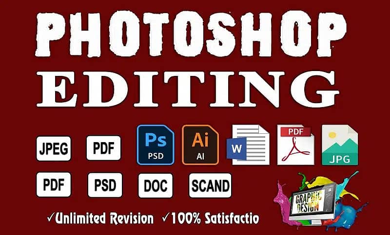 Graphic Design Edit PDF JPG Scanned Screenshot Photoshop Document Edit 1