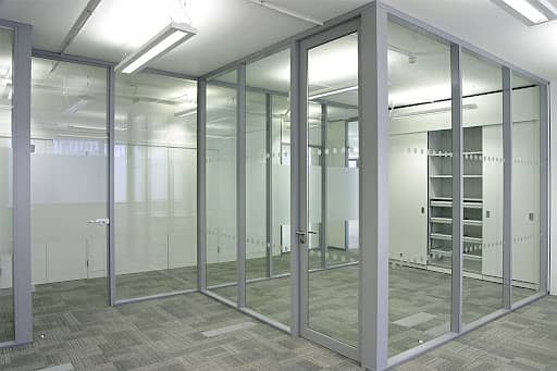 GYPSUM DRYWALL PARTITION, GLASS PARTITION, FALSE CEILING 12