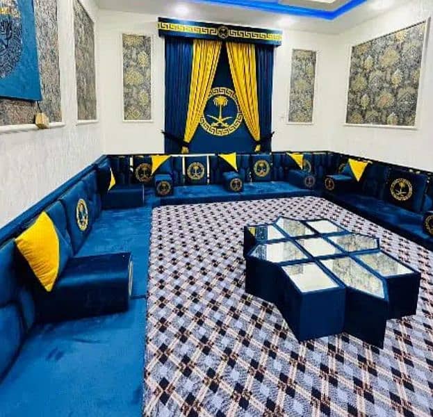 majlis sofa/Arabic Majlis/Arbi Sofa/ running foot 03044333349 0