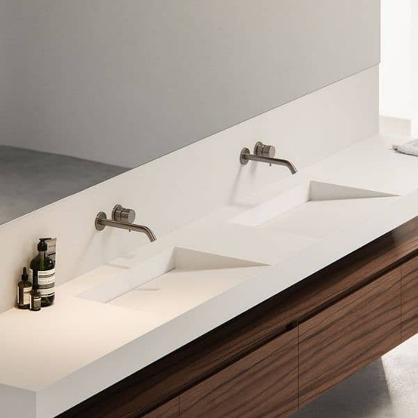 Customized Bathroom Vanity/ Corian top/Pvc box/ 10