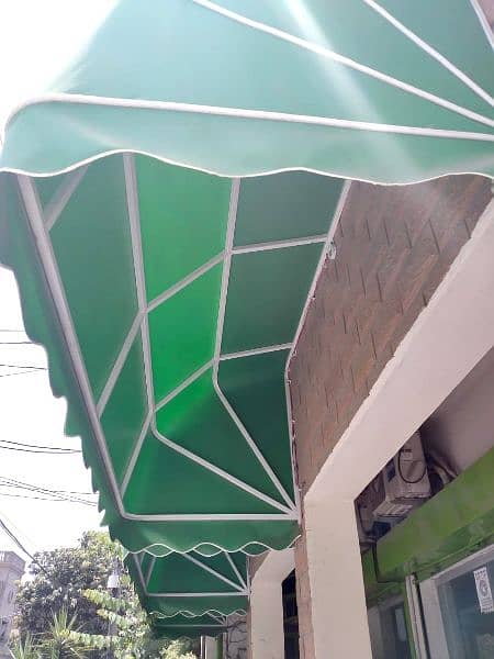 Fiberglass shade for sale in lahore with iron stracture 9