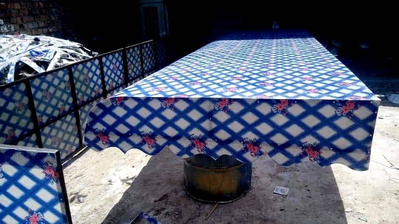 Fiberglass shade for sale in lahore with iron stracture 12