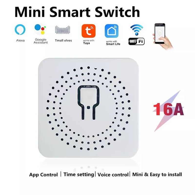 Smart Life WiFi DIY Mini Switch 16A 0