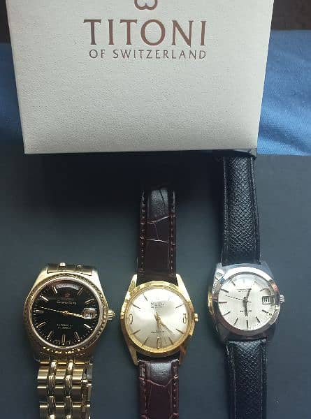 Swiss and Japanese watches, all Original 5