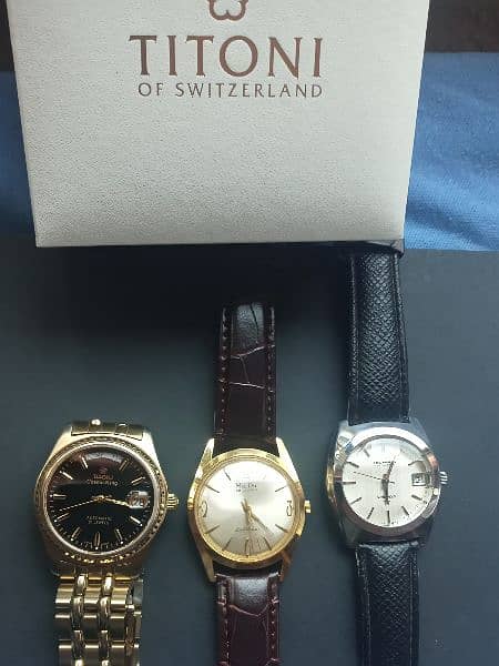Swiss and Japanese watches, all Original 6