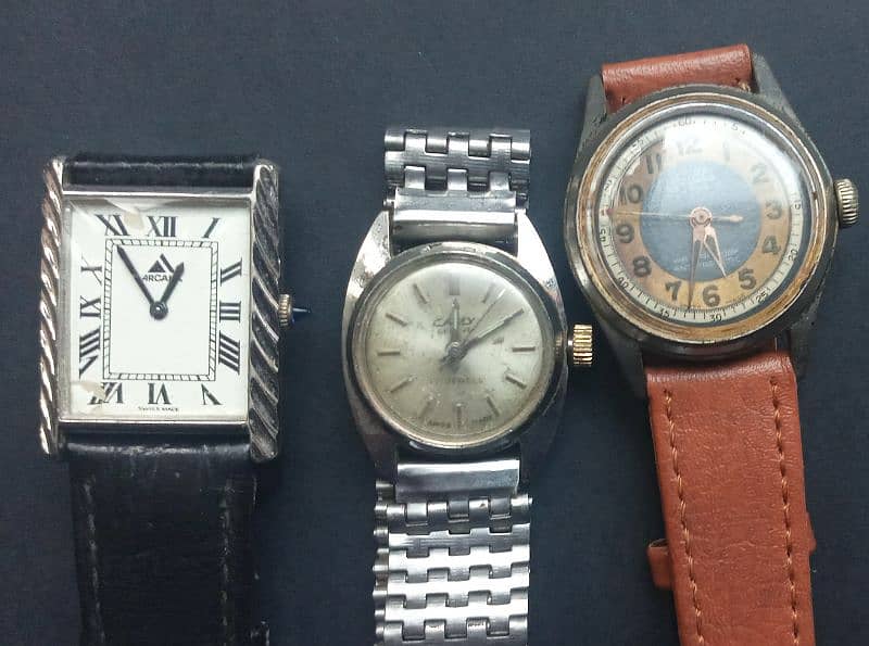 Swiss and Japanese watches, all Original 7