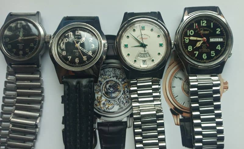 Swiss and Japanese watches, all Original 12