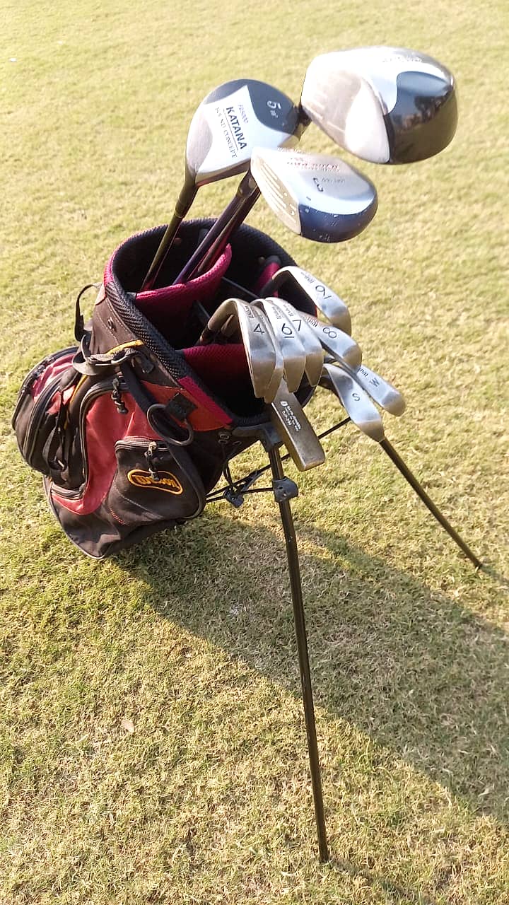 MEN's Golf Set -Woods, Irons,Wedges, Putter, Bag, Sticks,Complete Kit 9