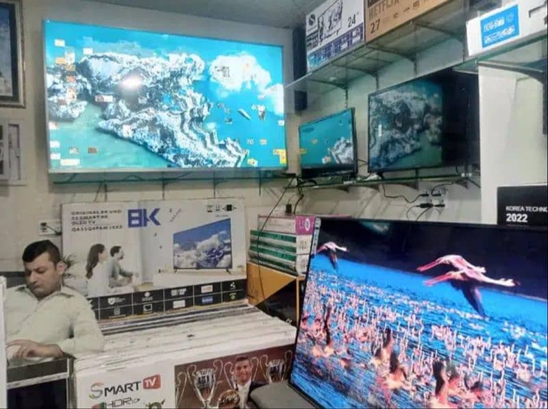 65 INCH LED TV ANDROID TV LATEST MODEL 3 YEAR WARRANTY 03044319412 2