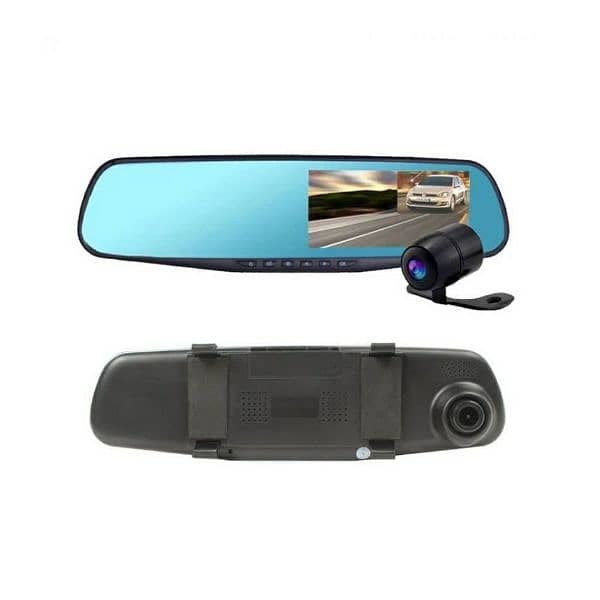 Car DVR Mirror DUAL Camera Front/Back 1080p 0