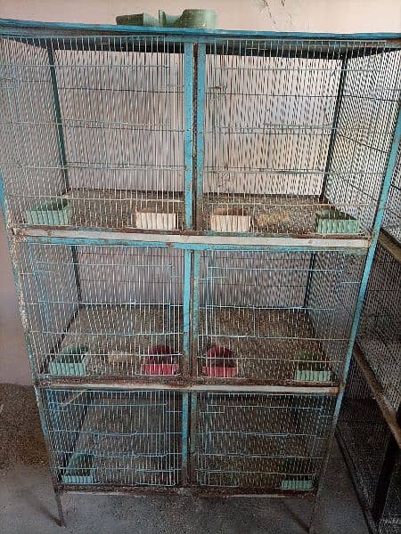 sale 6 portions Cage in good condition. 3