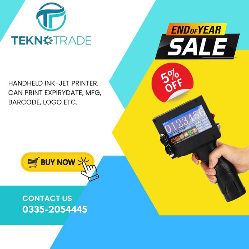 Handheld InkJet printer 12.7mm/Dk Jet, Expiry Date Printer(ix) 1