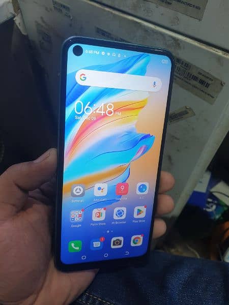 tecno comon 17 with box 6 gb ram 128 mamry jenian set 1