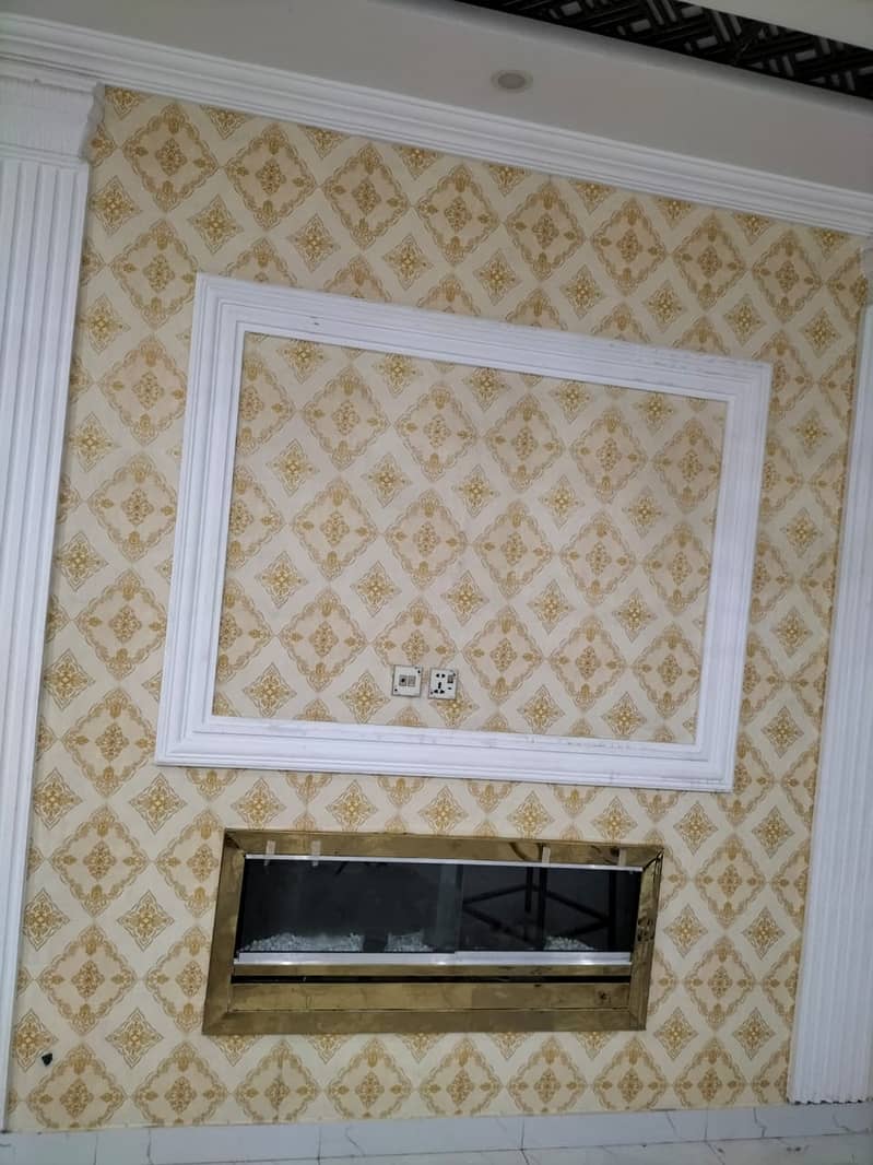 wallpaper/3d wallpaepr/glass paper/pvc wallpanel/fluted panel/interior 5