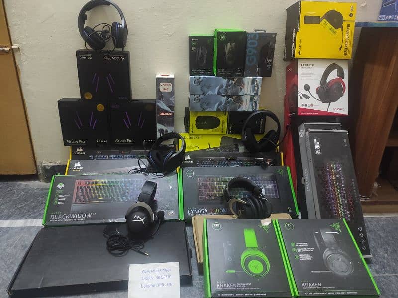 Selling Razer and  Corsair Gaming Keyboards Mouse and Headsets 3