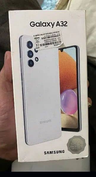 samsung a32 white serious buyer with box charger 3