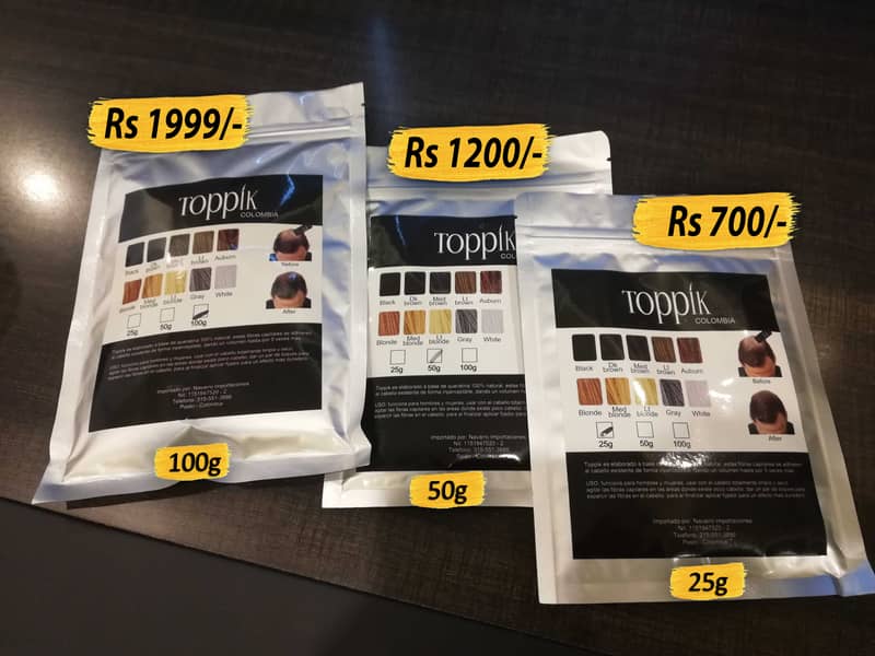 Imported Toppik Refill Bags 100g,50g | Sevich,Caboki,Olivia,Amrij,Dexe 2