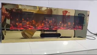 Golden/Silver/Rose 3D Electric Fireplace Heater