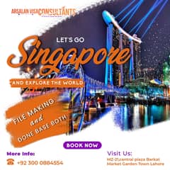 SINGAPORE 100% DONE BASED VISA DOUBLE ENTRY VISA AVAILABLE