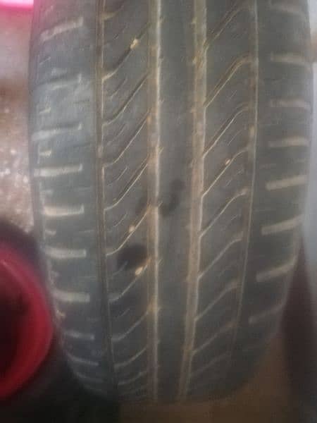 used tyres in  good condition for car liana baleno honda city. 2