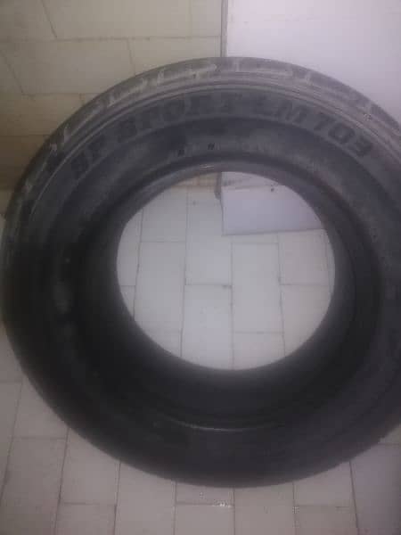 used tyres in  good condition for car liana baleno honda city. 4