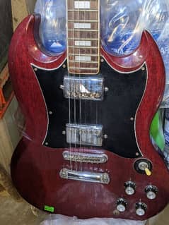 Electric guitar SG style solid wood