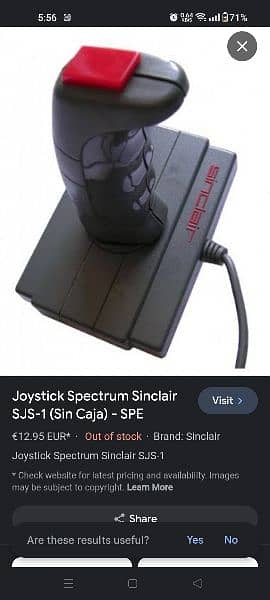 Joystick sinclair 2